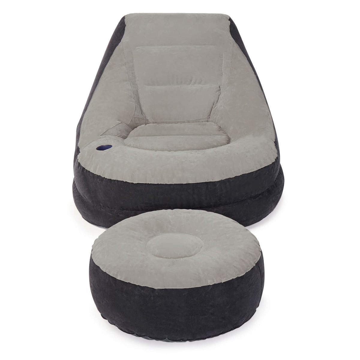 Intex Ultra Lounge chair inflates quickly with simple valve operation.