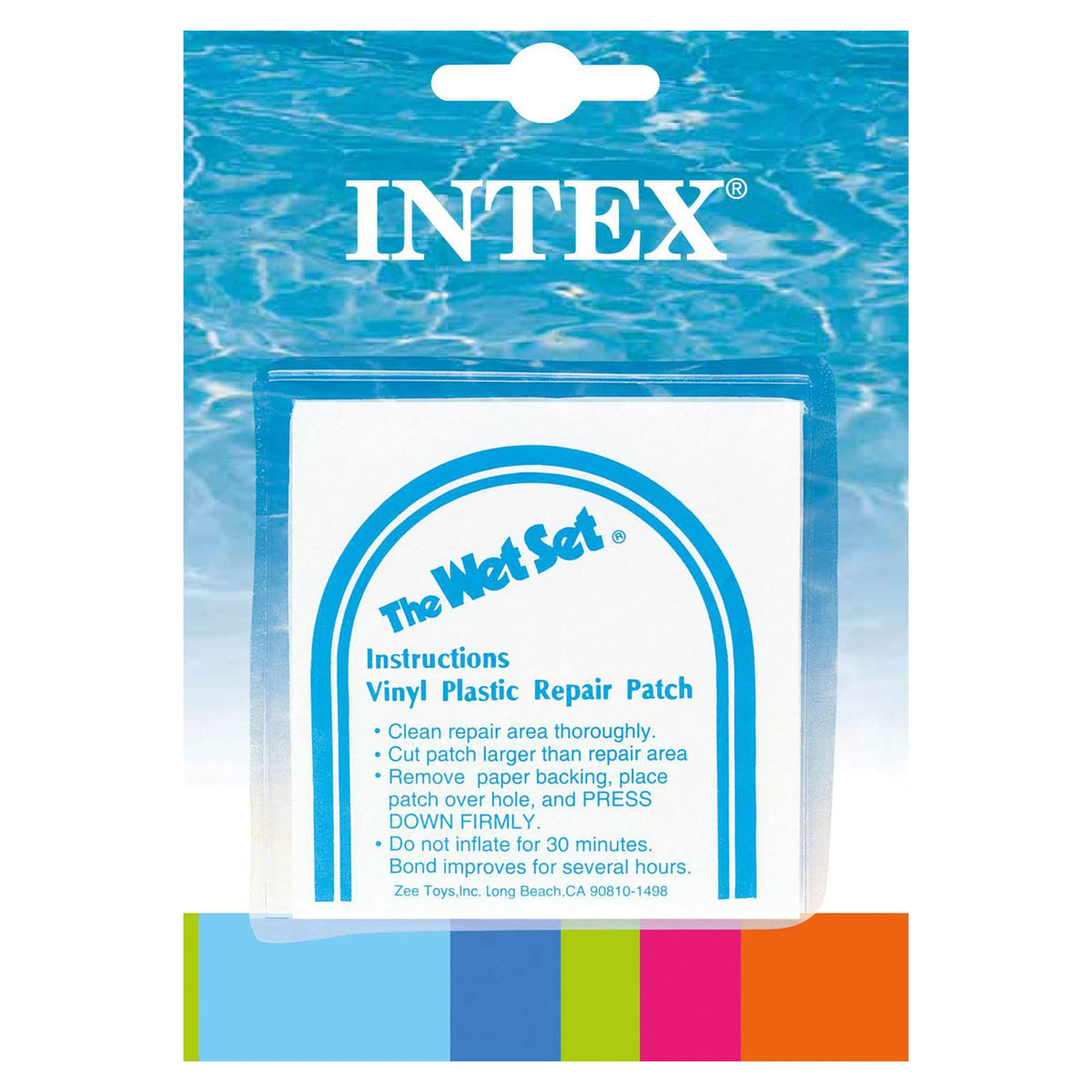 Intex Wet Set patch kit for repairing inflatable tubes and vinyl gear.
