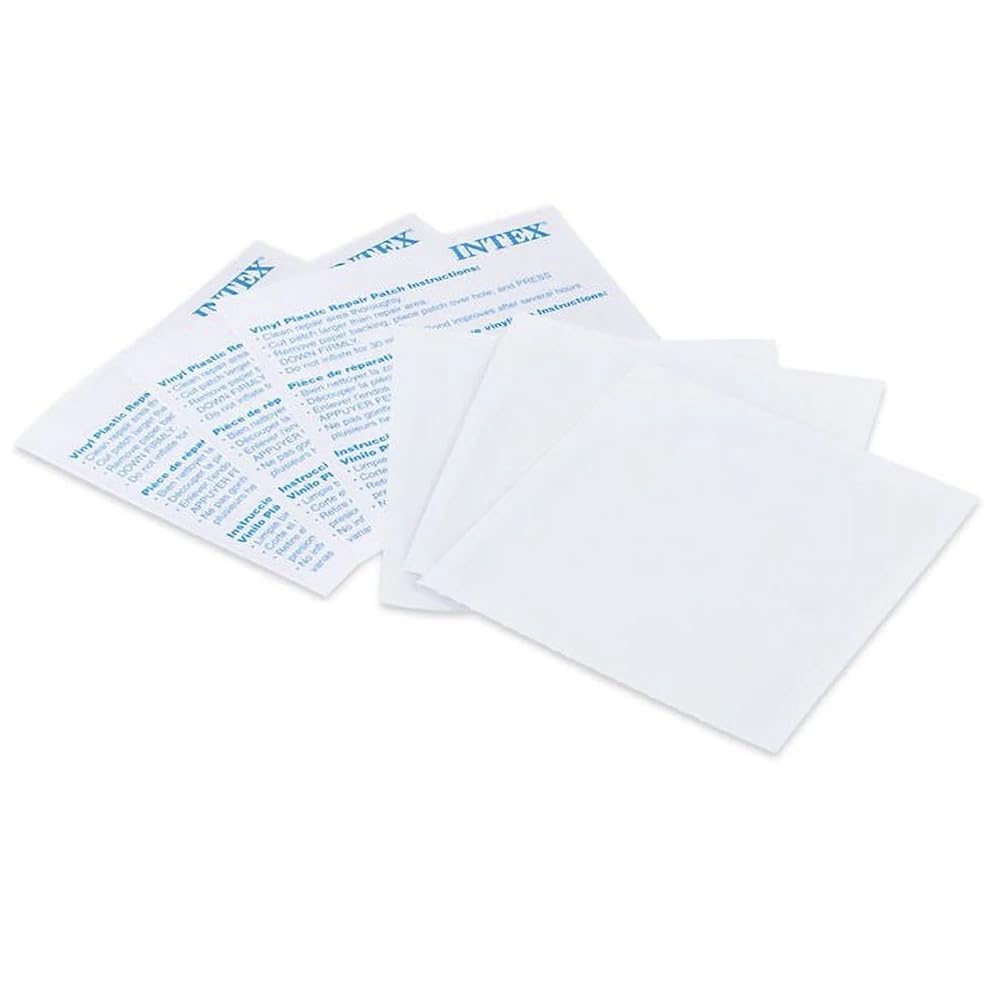 Intex Wet Set patch kit simplifies repairs by drying, peeling, and applying.