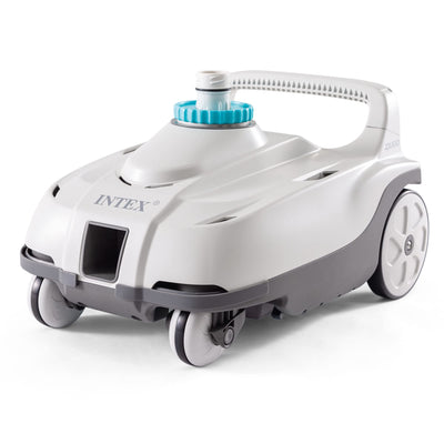 Intex ZX100 front view cleaner showing compact design for quick setup