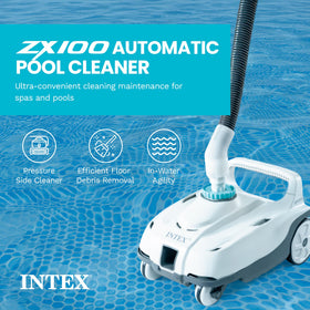 Intex ZX100 hose assembly with 21 ft tangle-free hose for easy operation