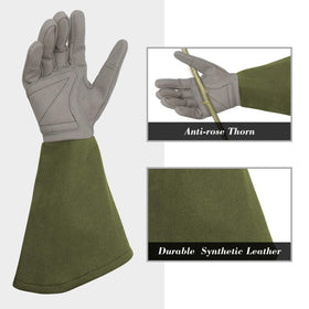 Intra-FIT rose pruning gloves offer extra-long forearm protection for thorny plants