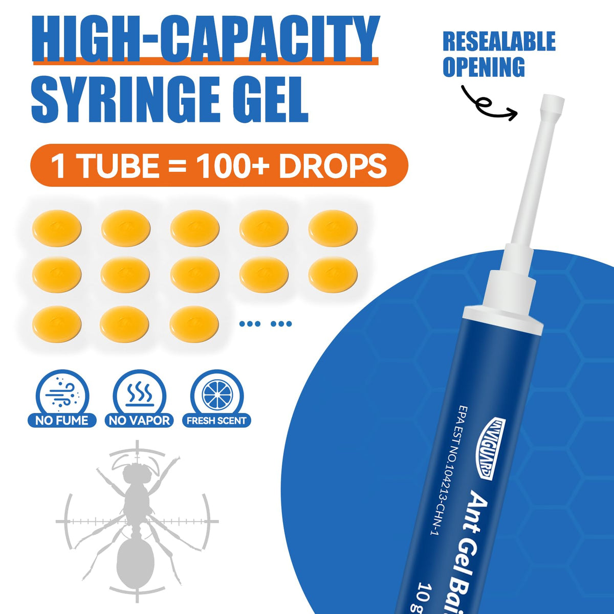 InviGuard Ant Gel Bait used in kitchen areas to deter ants
