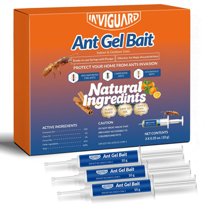 InviGuard Ant Gel Bait syringe for precise indoor application