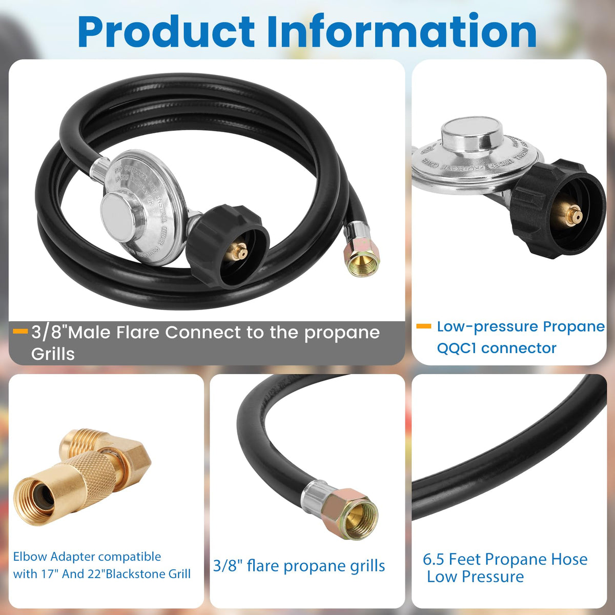 Iococee QCC1 to 5lb tank connector for simple tank pairing.