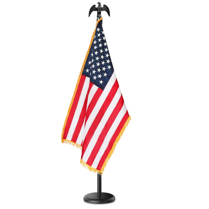 IOEN indoor flag pole 8ft height for dignified office displays.