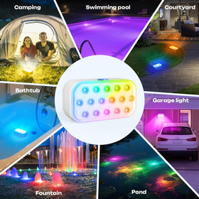 IOHFOI pool light long-range remote enables syncing multiple lights