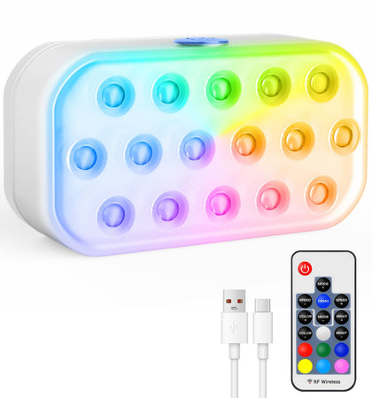 IOHFOI pool light rechargeable LED for vivid underwater color effects