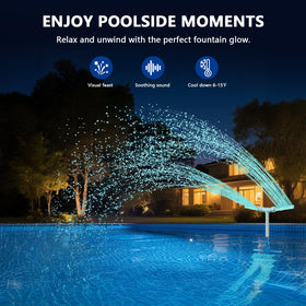 IPOOLTENG universal-compatibility ensures quick setup with most pool fittings
