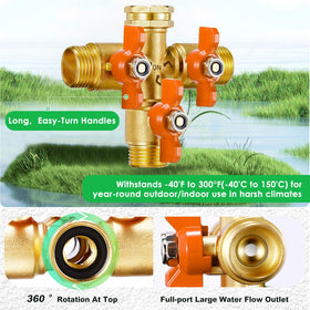 IPOW three-quarter inch taps compatibility for universal connections