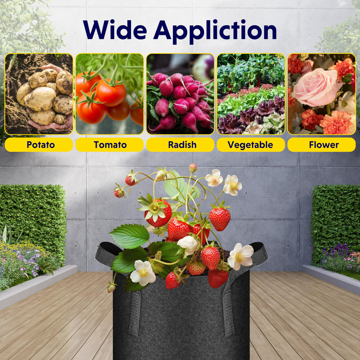 iPower grow bags are a plastic-free, space-saving gift.