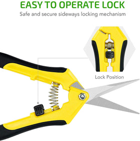 iPower safe sideways locking mechanism keeps blades secured when stored
