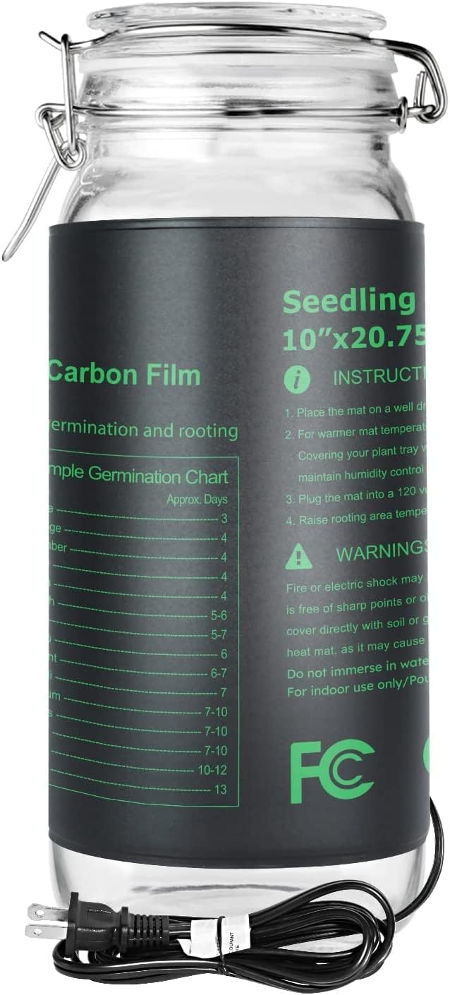 iPower Seeding Heat Mat edge-design enhances durability for long-lasting seedling warmth