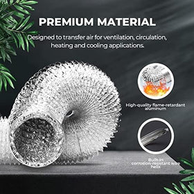 iPower versatile ducting suitable for kitchens, bathrooms, and greenhouses.