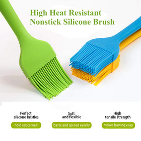 Closeup of iPstyle basting brush heads showing flexible, durable bristles