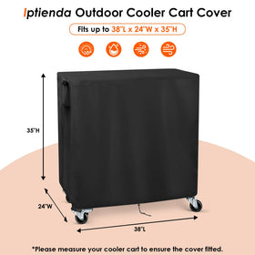Iptienda 420D Oxford waterproof fabric close-up highlights tear resistance for outdoor protection.