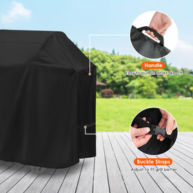 Iptienda top handles enable easy placement and removal.