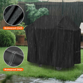 Iptienda windproof straps and buckles keep cover secure on windy days.