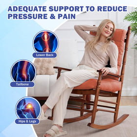 IPYNBAP cushions with attached ties stay securely on furniture.