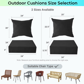 IPYNBAP attached ties keep cushions securely attached