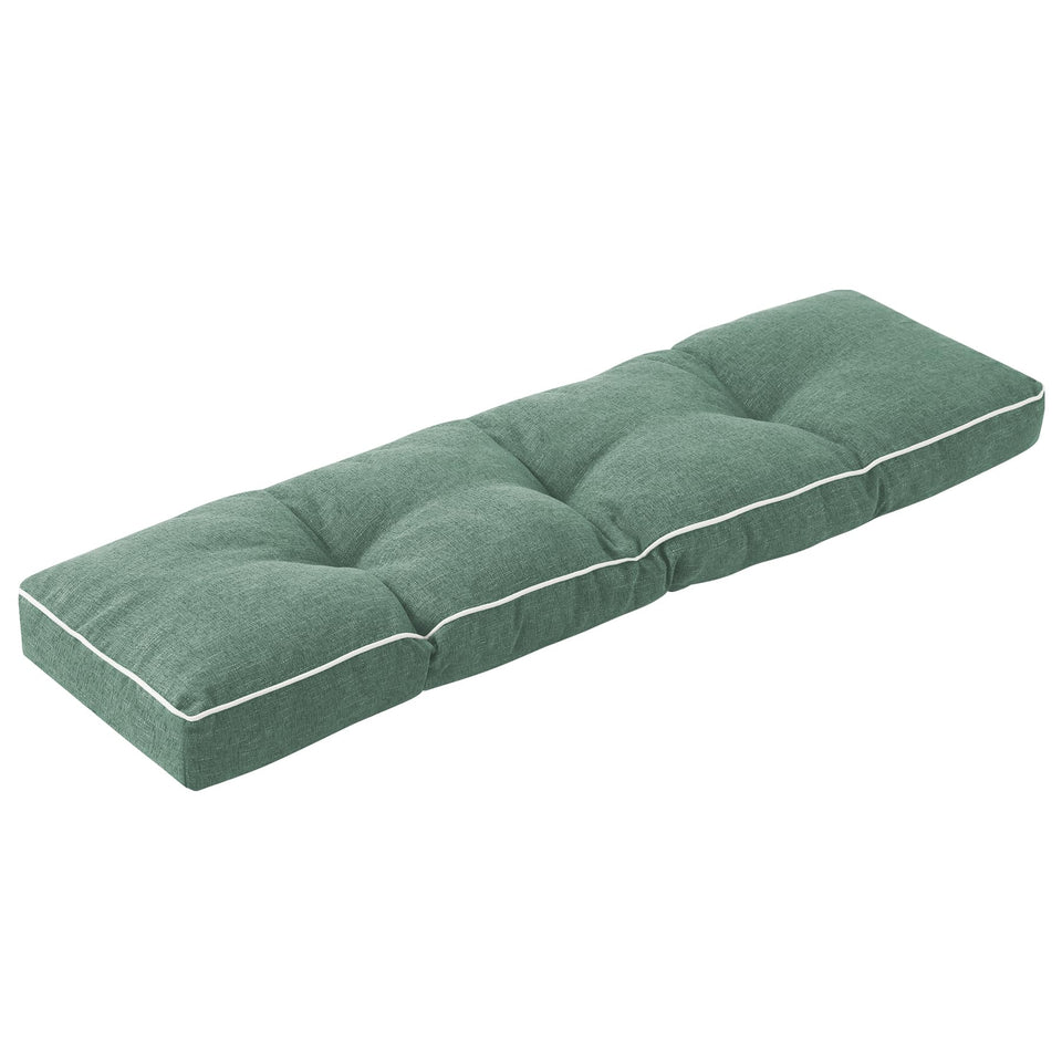 IPYNBAP bench cushion 42x16 provides comfortable seating for indoor and outdoor chairs.