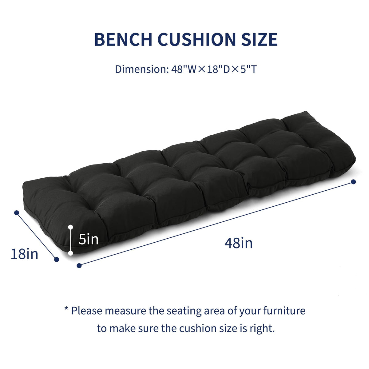 IPYNBAP bench cushion fabric provides waterproof protection for outdoor furniture