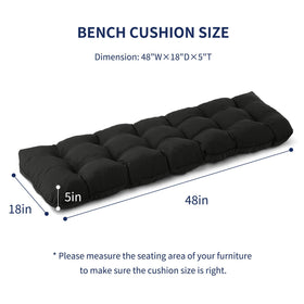 IPYNBAP bench cushion fabric provides waterproof protection for outdoor furniture