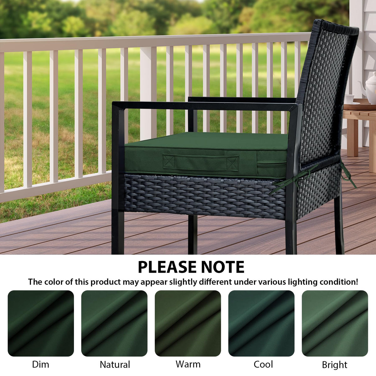 IPYNBAP attached ties secure cushions to chairs during outdoor use