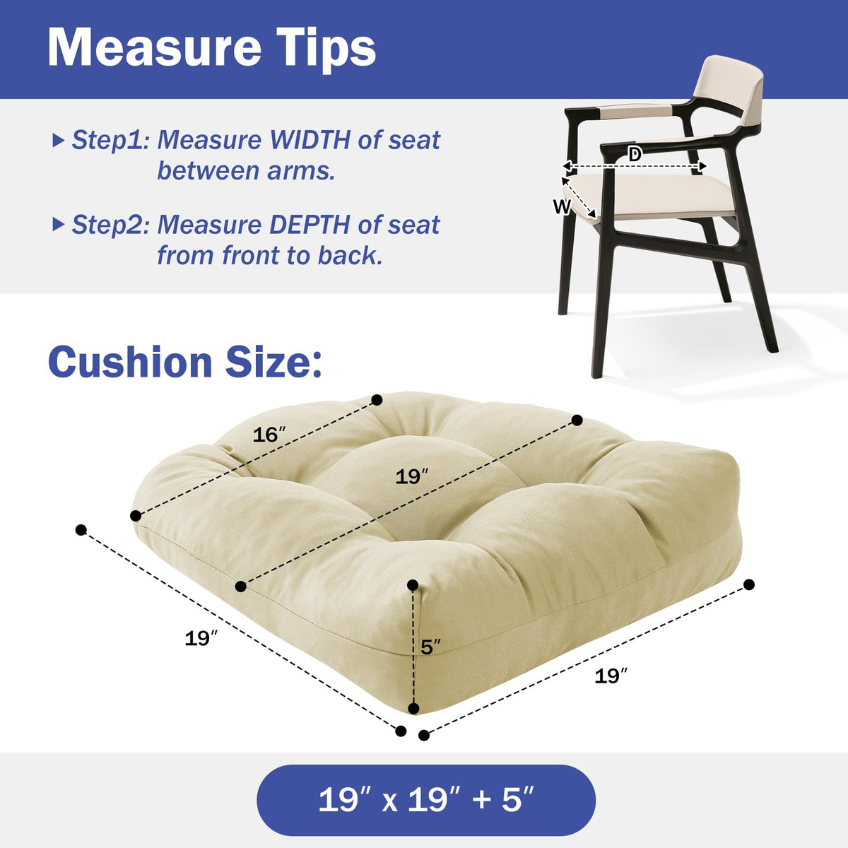 IPYNBAP dual-strap design keeps cushions securely attached during outdoor use.