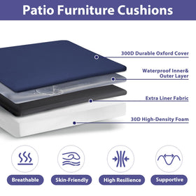 Close-up of IPYNBAP fabric showing 300GSM polyester texture for durability