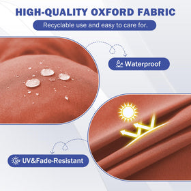 IPYNBAP fade-resistant cushion maintains color after sunny days.