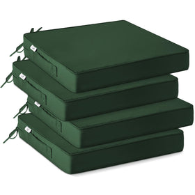 IPYNBAP forest green outdoor chair cushions set of four for durable patio comfort