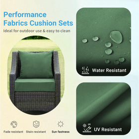 IPYNBAP cushion with hidden zip and ties secures to furniture