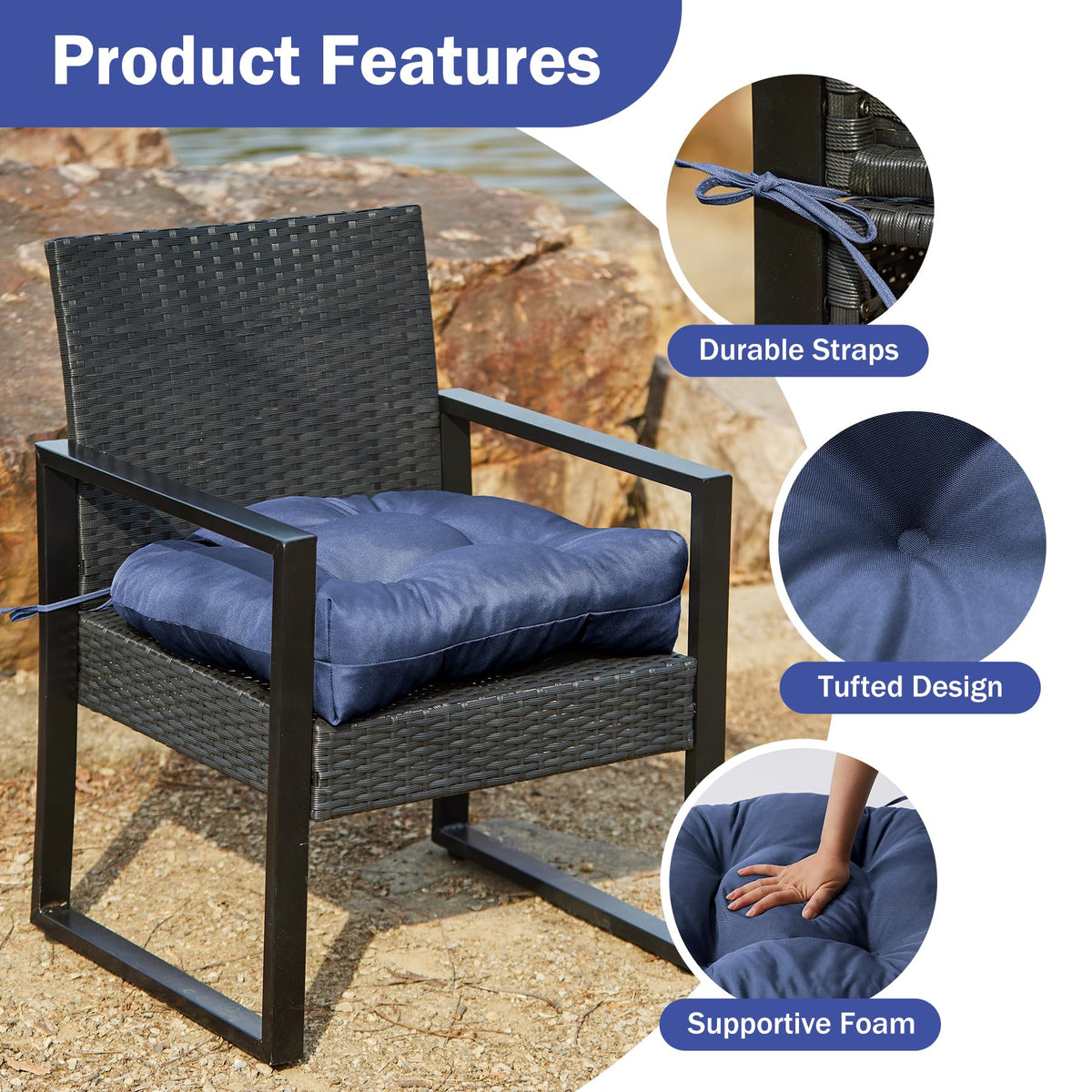 IPYNBAP high-density foam core delivers balanced cushioning across sit bones