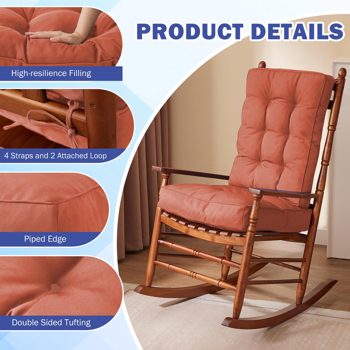 IPYNBAP memory foam seat cushion offers lasting comfort.