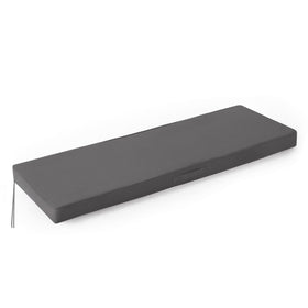 IPYNBAP outdoor bench cushion on a wood bench delivers weather-ready comfort.