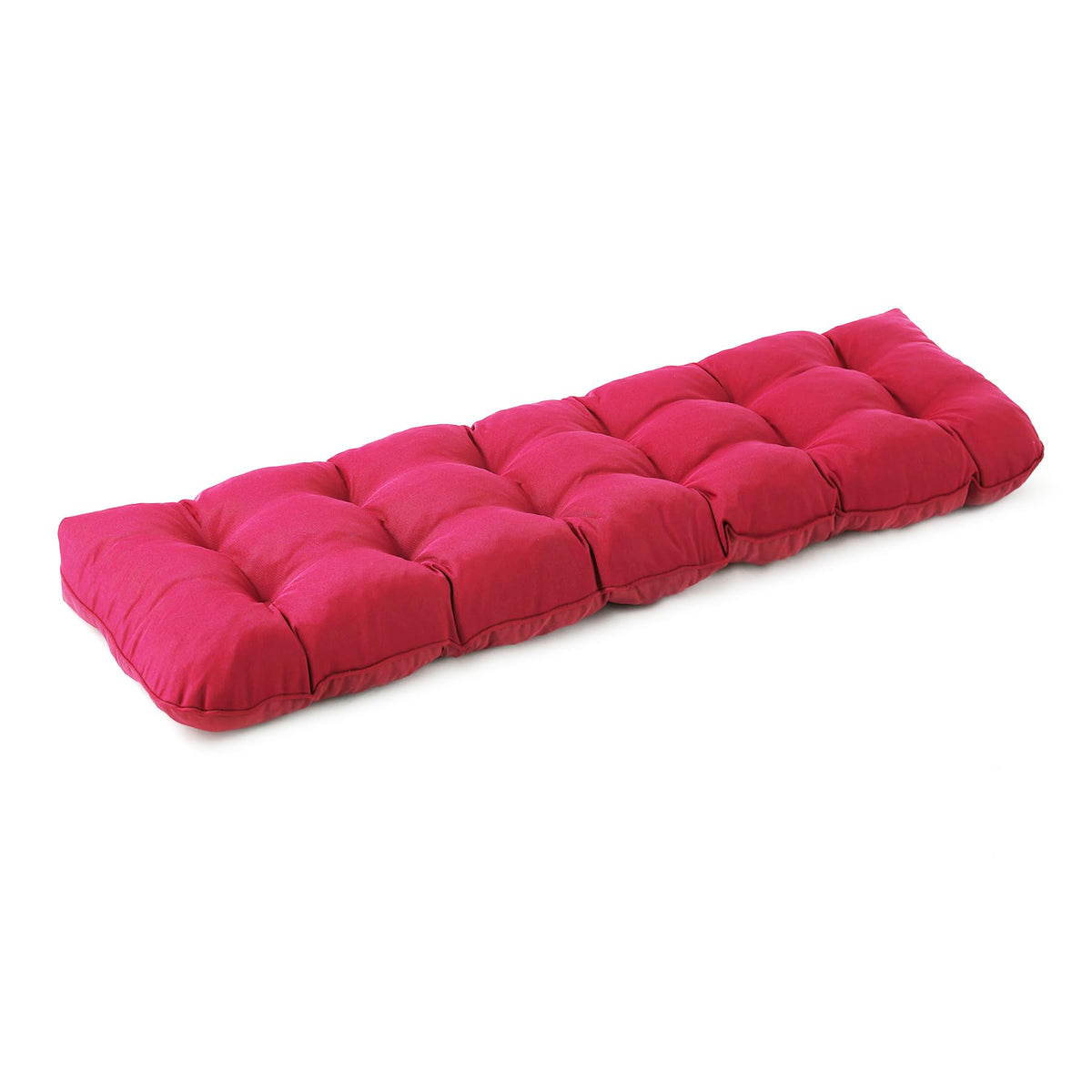 IPYNBAP outdoor bench cushion 48x18x5 top view, inviting seating for porch or patio