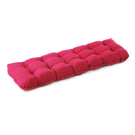IPYNBAP outdoor bench cushion 48x18x5 top view, inviting seating for porch or patio