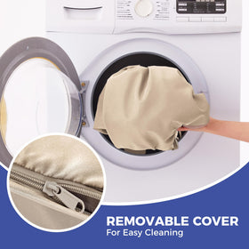 IPYNBAP bench cushion carry handle enables easy relocation.