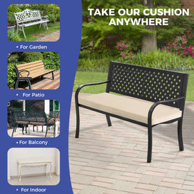 IPYNBAP easy-clean bench cushion with removable cover