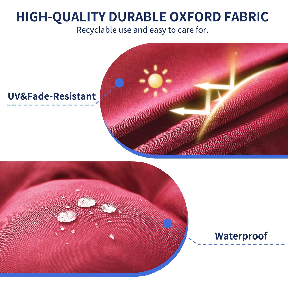 IPYNBAP tufted design with piped edges for elegant durability