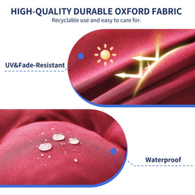 IPYNBAP tufted design with piped edges for elegant durability