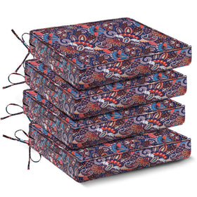 IPYNBAP outdoor chair cushions 4-pack for 19x19 square seating with comfort