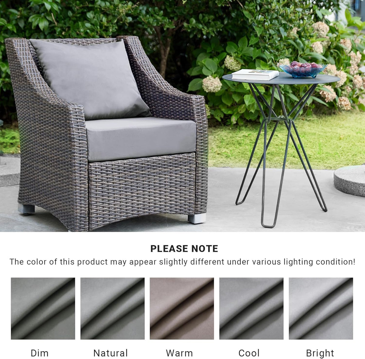 IPYNBAP cushions include a carry handle for easy repositioning.