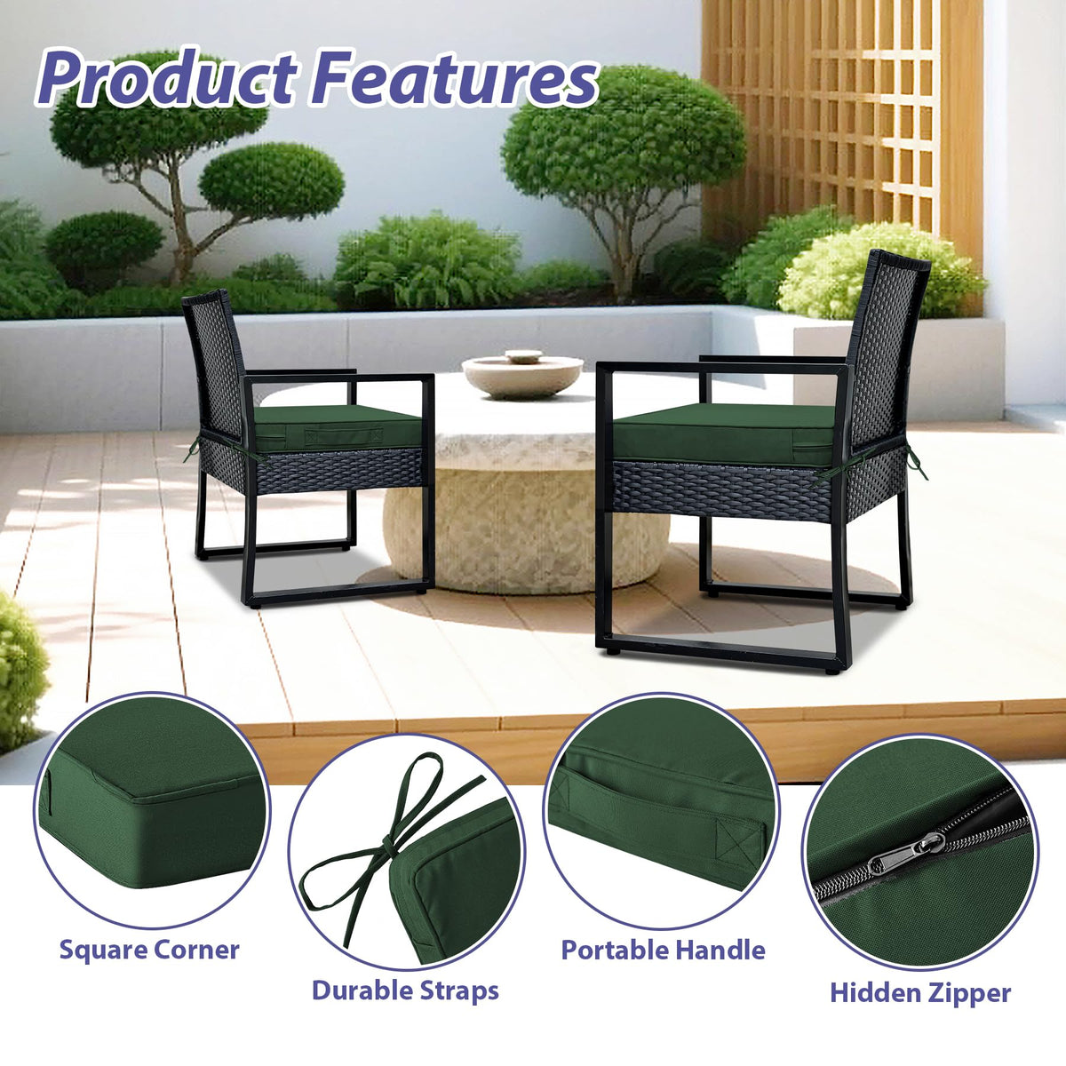 IPYNBAP piped edges help cushions keep their shape over time