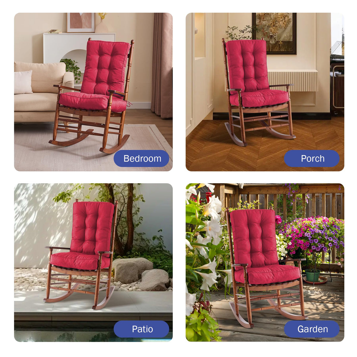 IPYNBAP indoor/outdoor cushion set adds style to patio.