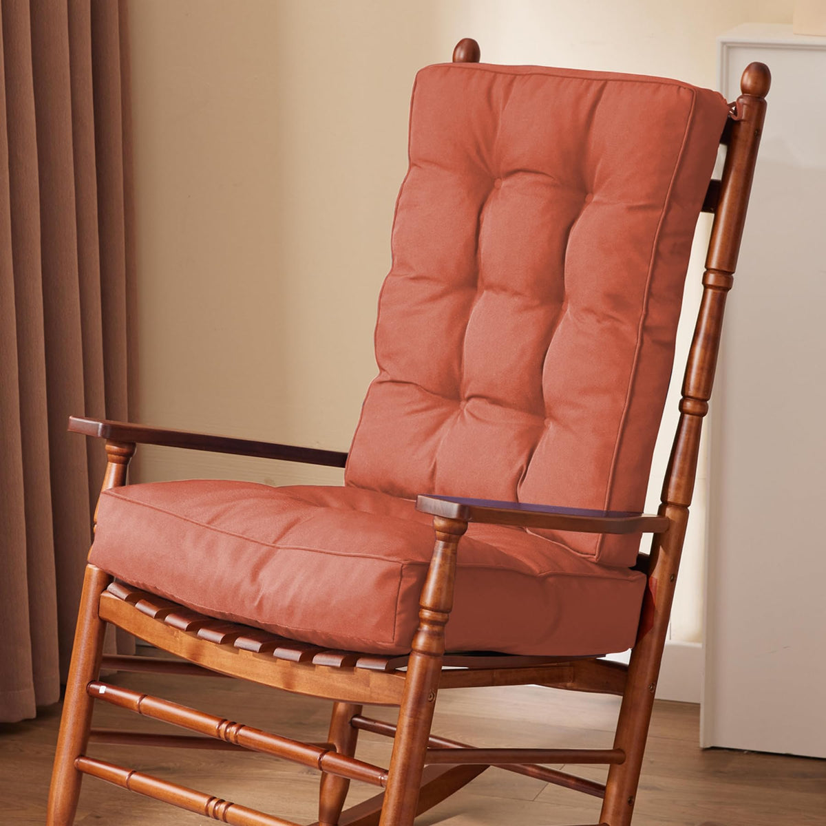 IPYNBAP rocking chair seat cushion 17x17 for outdoor comfort and support.