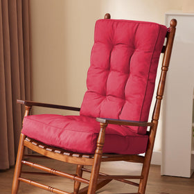 IPYNBAP rocking chair seat cushion 17x17 in burgundy for outdoor comfort.