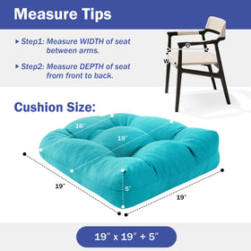 IPYNBAP teal tufted cushion detail improves seating aesthetics
