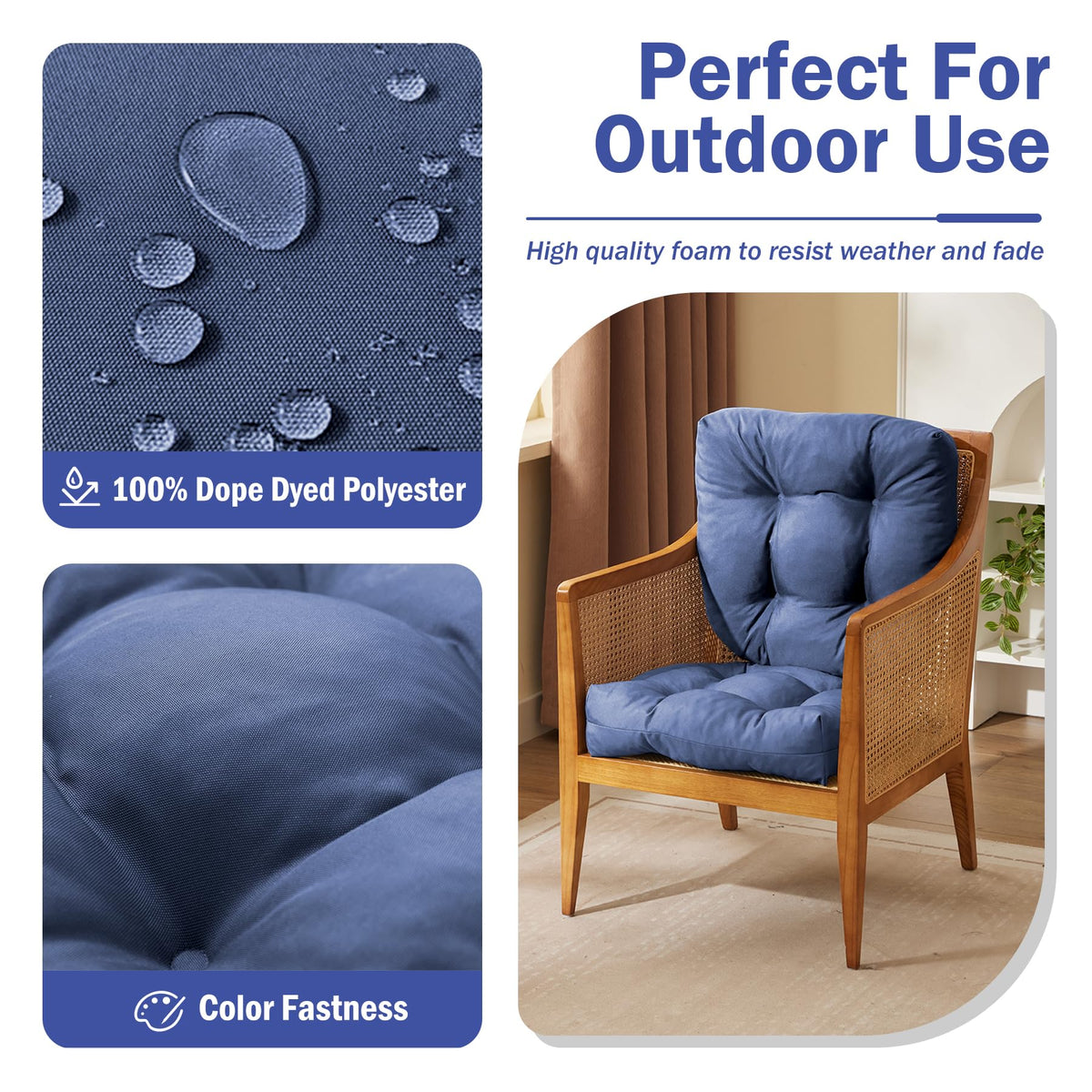 IPYNBAP tufted cushion detail highlights timeless texture and plush support